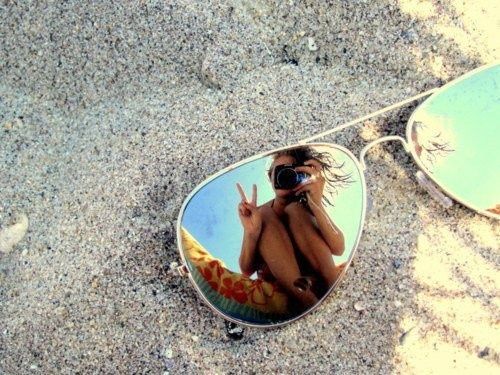 selfie occhiali da sole
