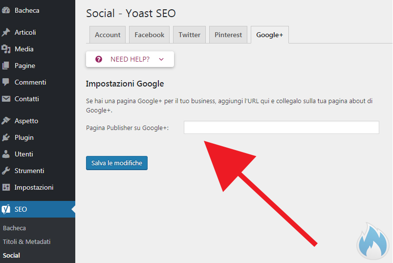 SEO Yoast Guida Completa Social Google+