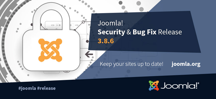 Joomla! 3.8.6 risolta una vulnerabilità di sicurezza e oltre 60 bug