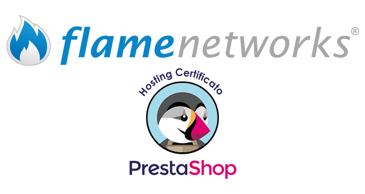 FlameNetworks Hosting Certificato PrestaShop