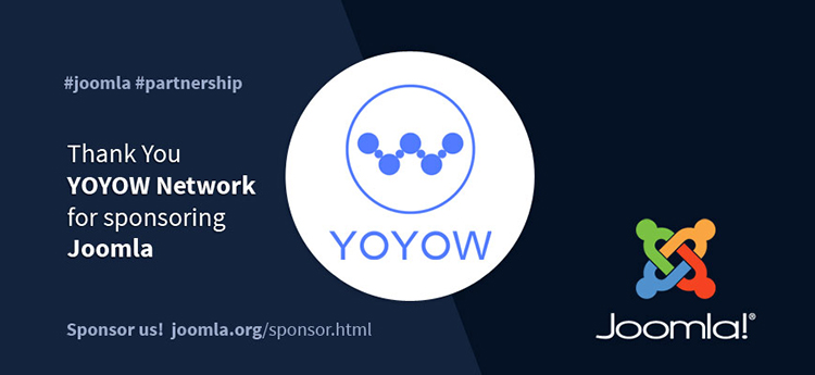 Joomla: la Fondazione YOYOW diventa Platinum Global Sponsor
