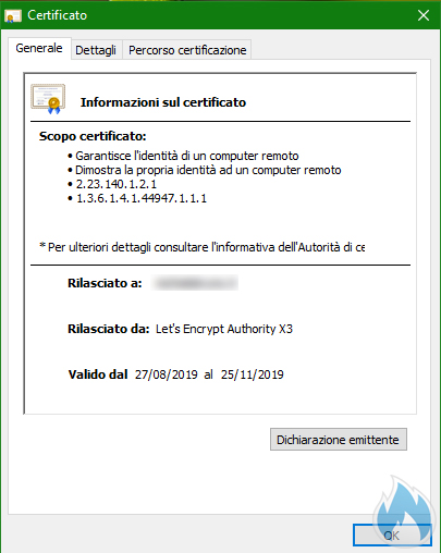 Certificato HTTPS Dettaglio 2